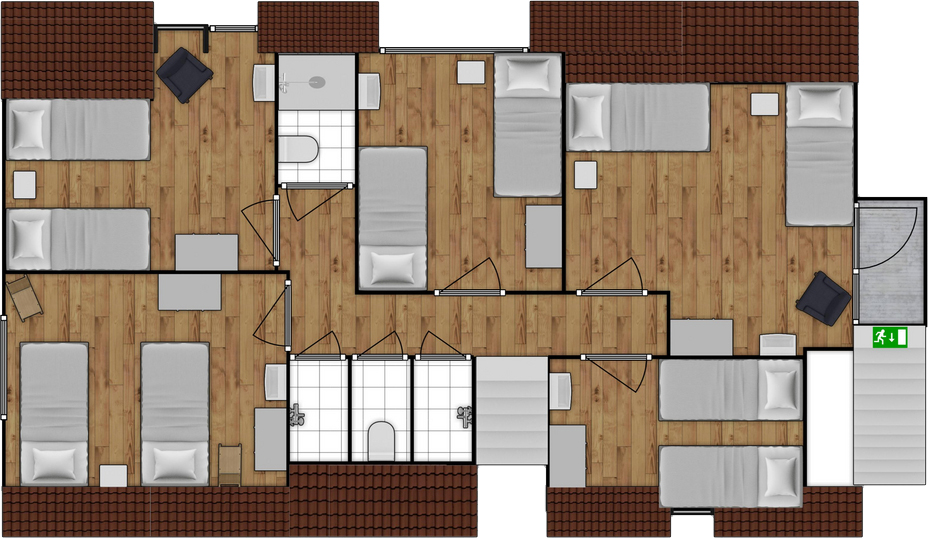 Plattegrond-Tesselhuus-Bovenverdieping